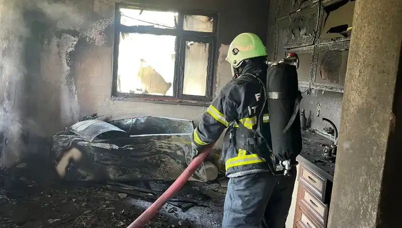 Yangın Mutfağında Korkunç Anlar: Alevler Her Yeri Sardı!