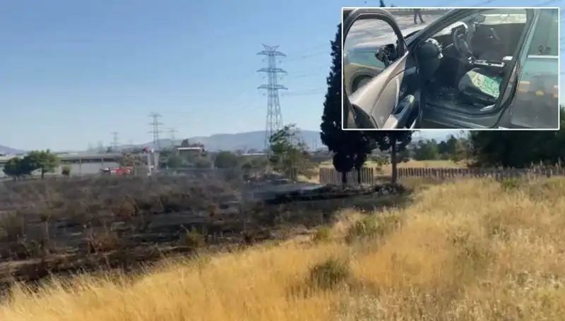 İzmir’deki Yangın Korkuttu: Otluk Alanından AVM Otoparkına Sıçradı