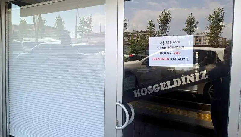 Afrika Sıcakları Türkiye'deki Esnafı Kötü Etkiledi: Dükkanlar Yaz Boyu Kapalı Kaldı