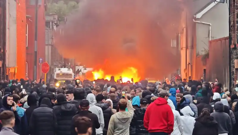 Kuzey İrlanda'da Cinsel Saldırı Protestoları: Olaylar Tırmanıyor