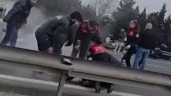 TEM Otoyolu’nda Zincirleme Kaza: Polis Ekipleri de Yaralı