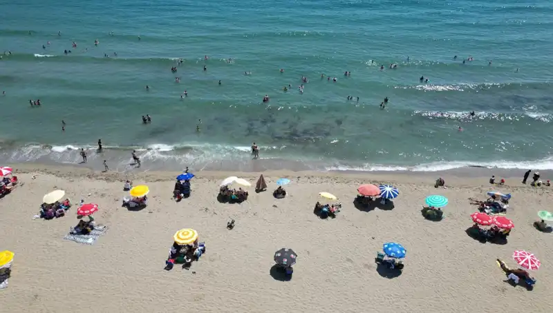 Tekirdağ'da Sıcak Hava Dalgası, Sahiller Dolu Dizgin!