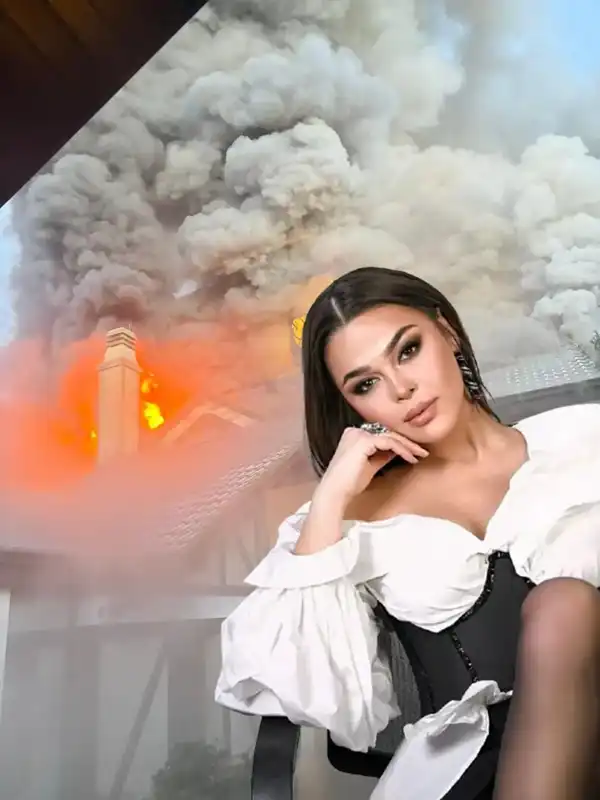 Aslıhan Karalar’ın Evi Alevlere Teslim Oldu: Ünlü Oyuncu Hastaneye Sevk Edildi