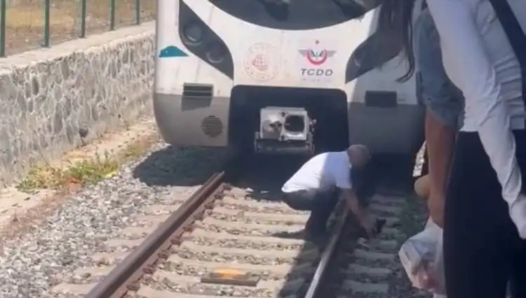 Raylardaki Kediyi Fark Eden Makinist, Marmaray’ı Durdurdu ve Takdir Topladı!