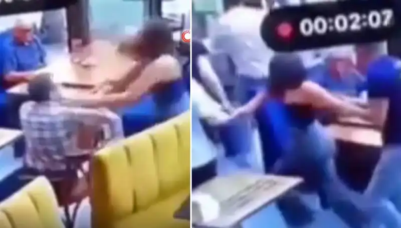 Garsonla Tartışan Müşteri, Tokat Yedikten Sonra Fecaatı Yaşadı
