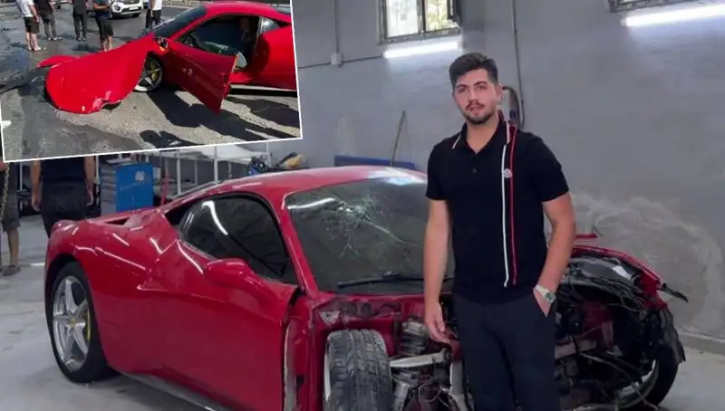 15 Milyonluk Ferrari Ziyan Oldu: Sahibi Talihsiz Yolculuğu Anlattı