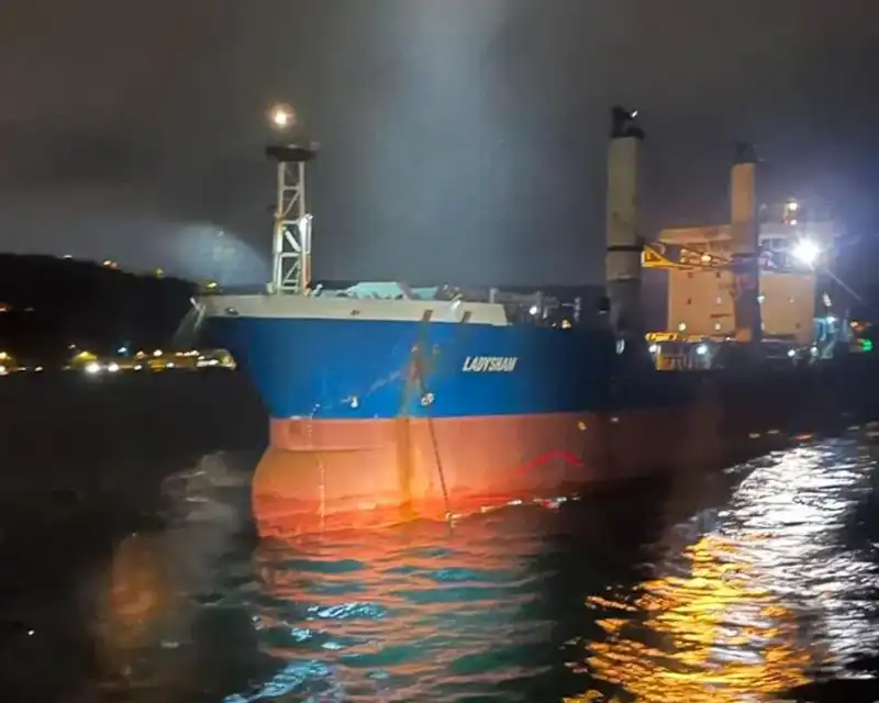 İstanbul Boğazı'nda Kuru Yük Gemisi Arıza Yaptı: Seyir Traffiği Durdu